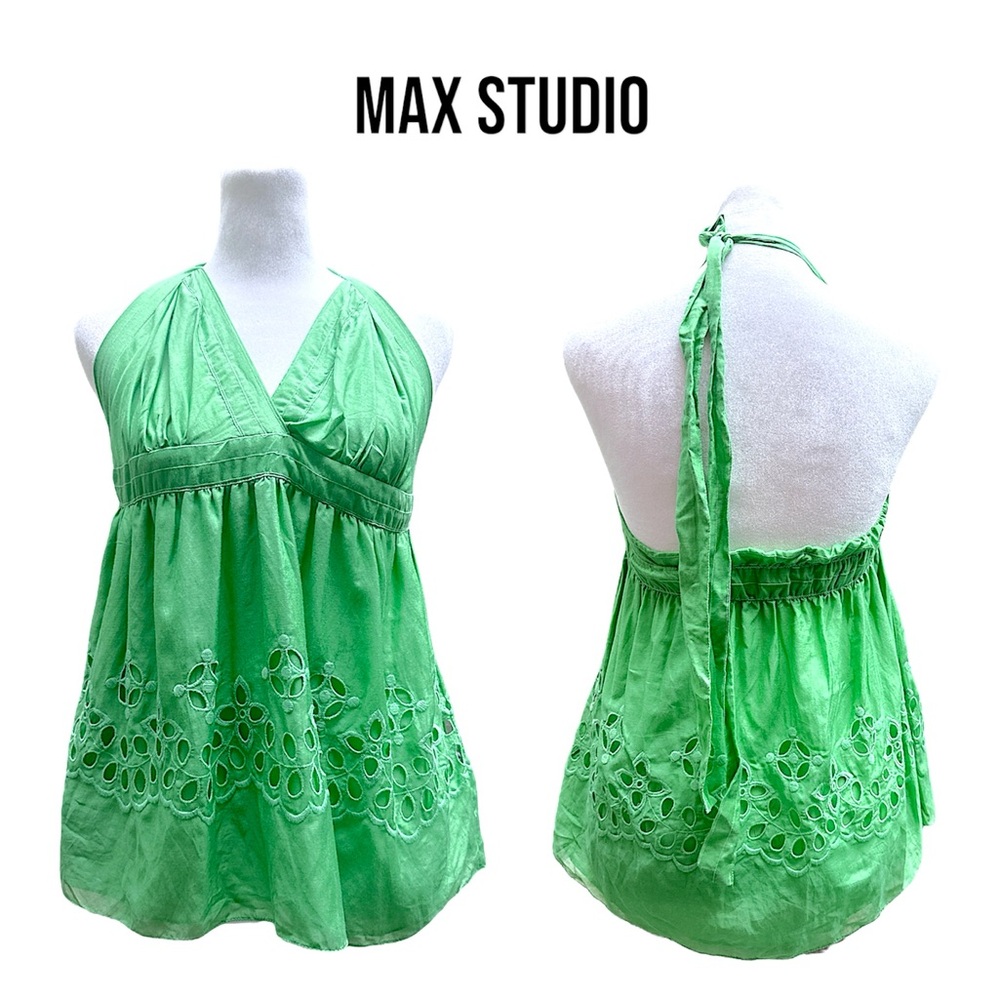 Women’s Strap green top Max studios size S